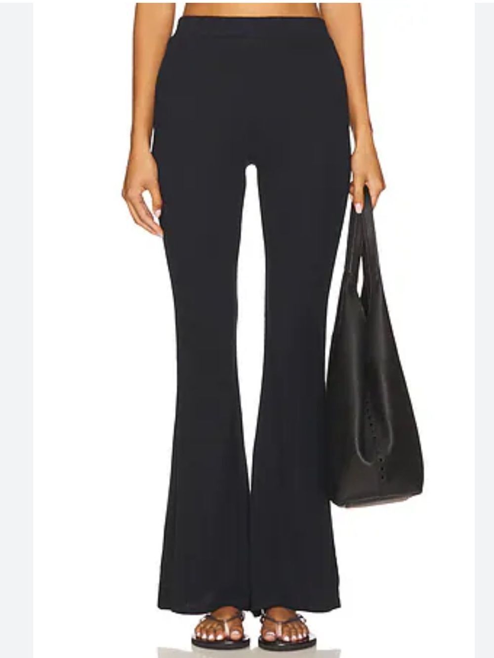NEGATIVE Underwear Darling Pointelle Knit Flare Lounge Pants Sz S $120!!